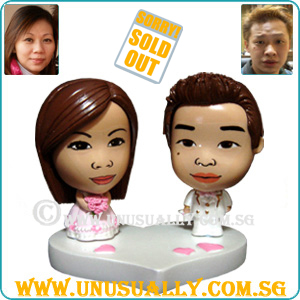 Personalized Cartoon Feel Couple Mini Dollies - SOLD OUT